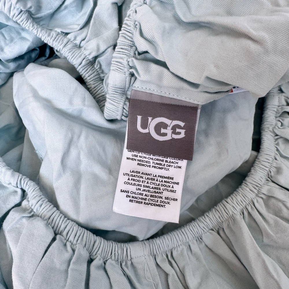 UGG Soft Blue Devon Changing Pad Cover
